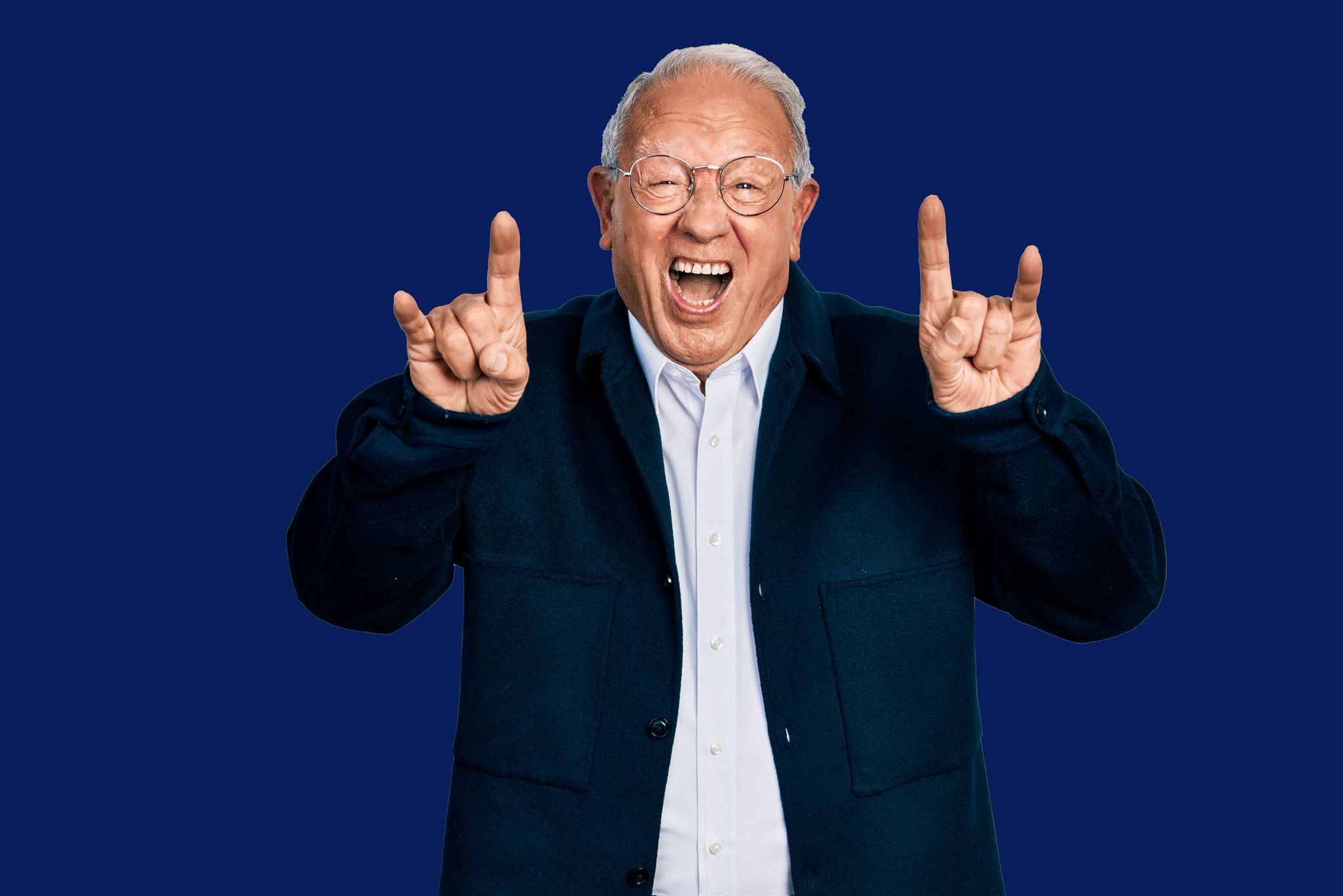 man doing funny things